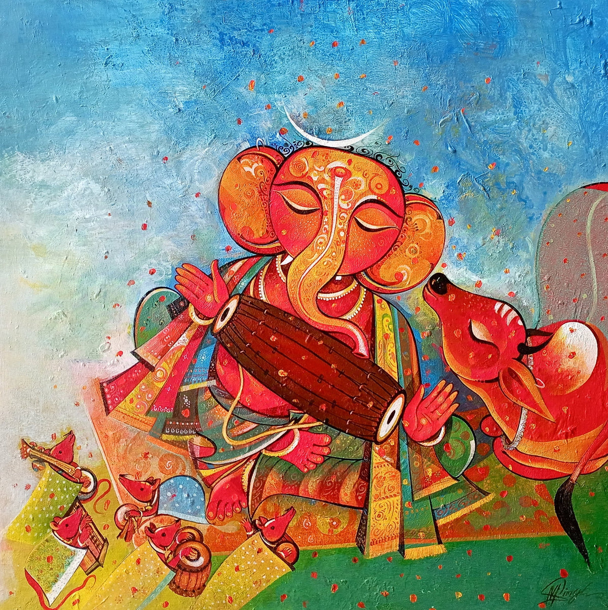 Celebrate Diwali with Divine Touch: Buy Wall Art Paintings Of Hindu Deities