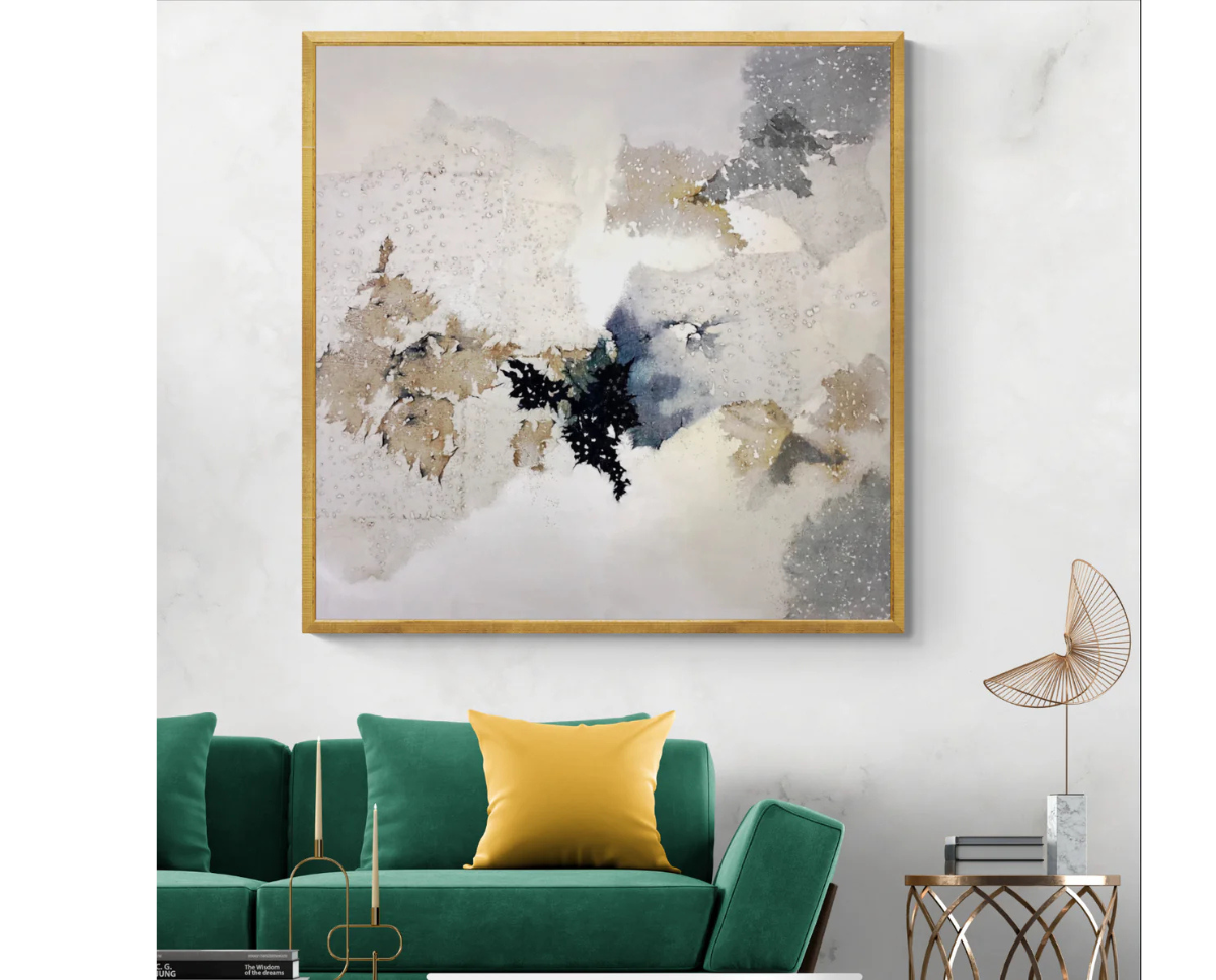 Buy Abstract Paintings Online That Breathe Calm in Madhuri Kathe’s Artworks