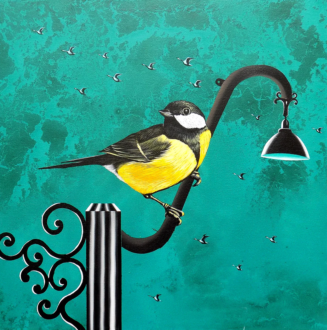 Bird Paintings Collection on Artazzle. Shop Bird canvas painting; featured here is art by Gopal Samantray