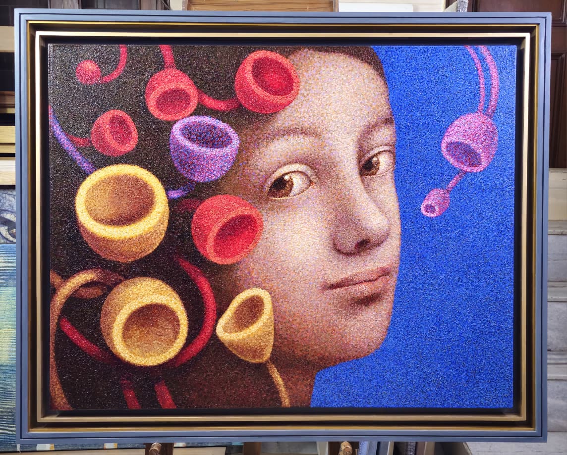 Artazzle Luxury Art Curation July 2026. Featured here is a figurative artwork - an oil painting by Kamar alam.