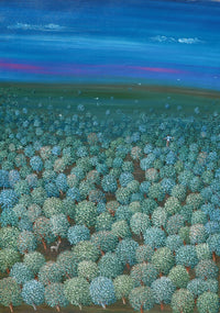 Brings calm outdoors, into your personal space with Debashish Dutta paintings.