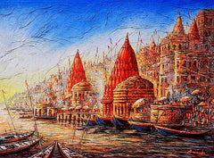 Blessing of Prosperity : The Golden Ghats of Varanasi