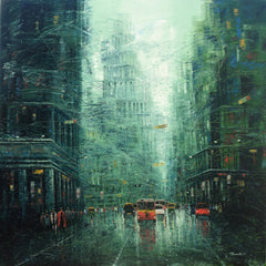 City of Emerald Rain (Streetscape Art)