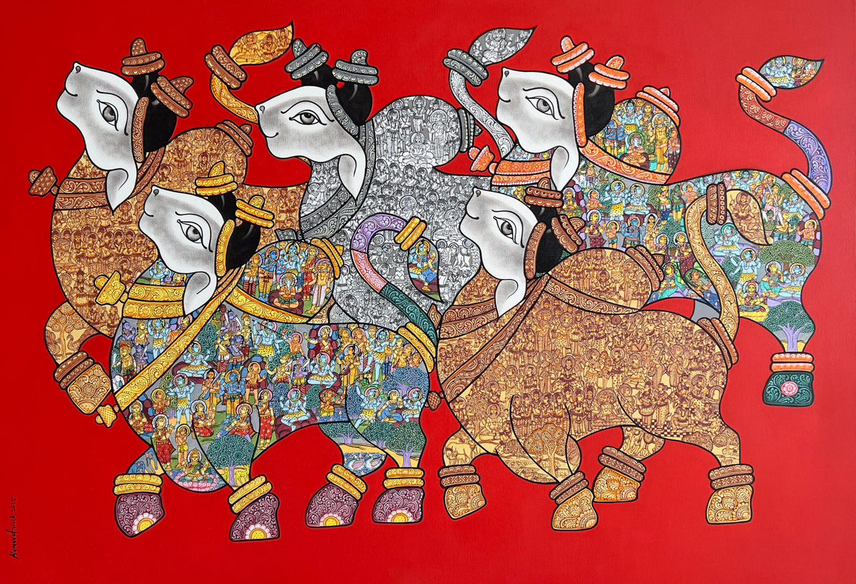 Dancing Nandis 13 by Vivek Kumavat