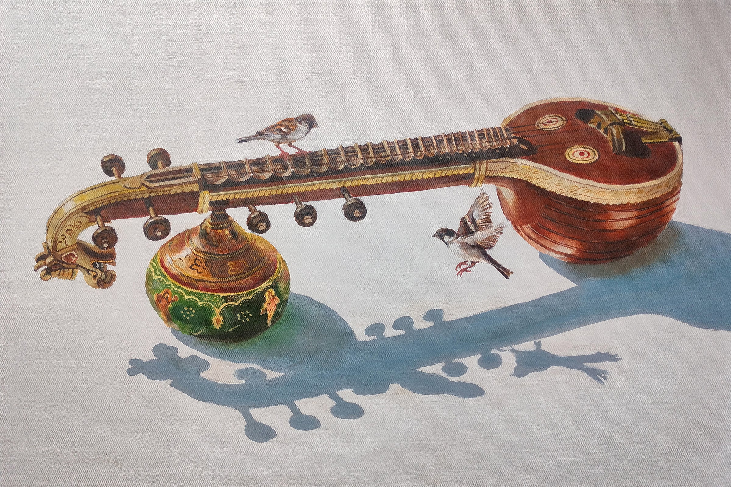 Echoes of Strings (Music Painting)