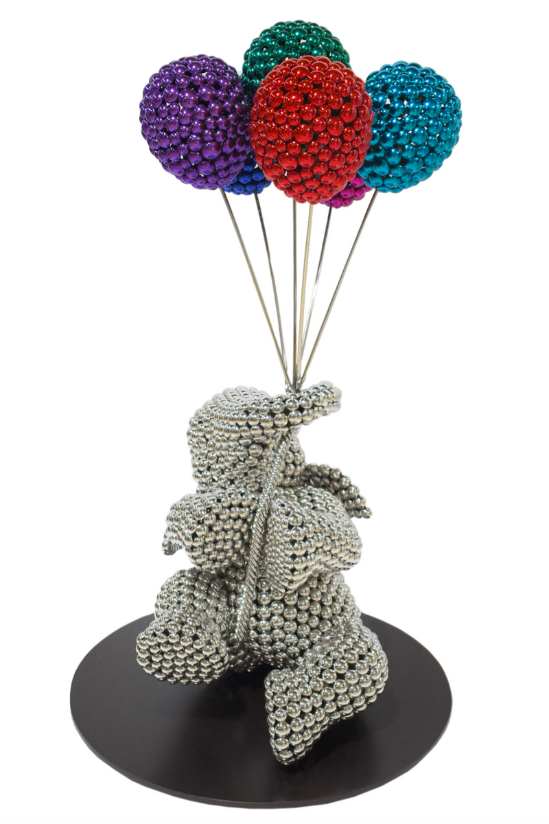 Elephant with Balloons sculpture