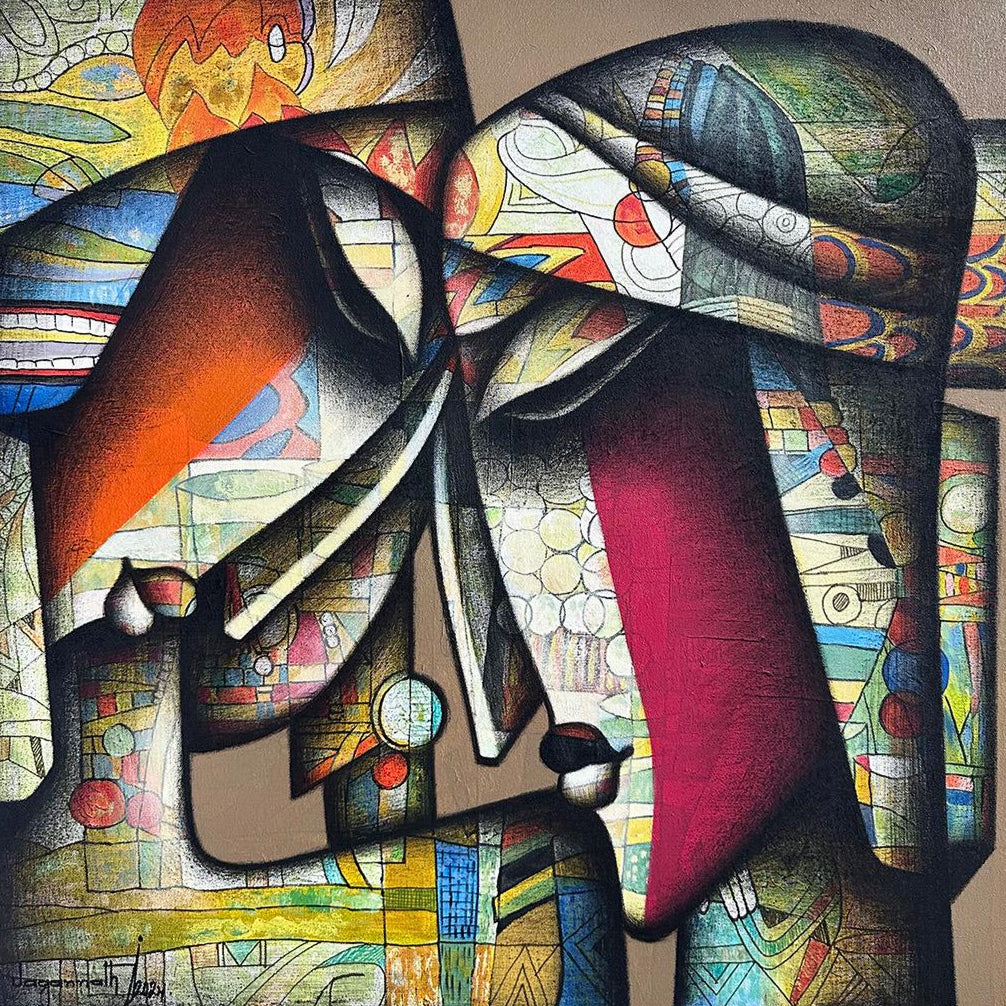 A couple painting by Jagannath Paul
