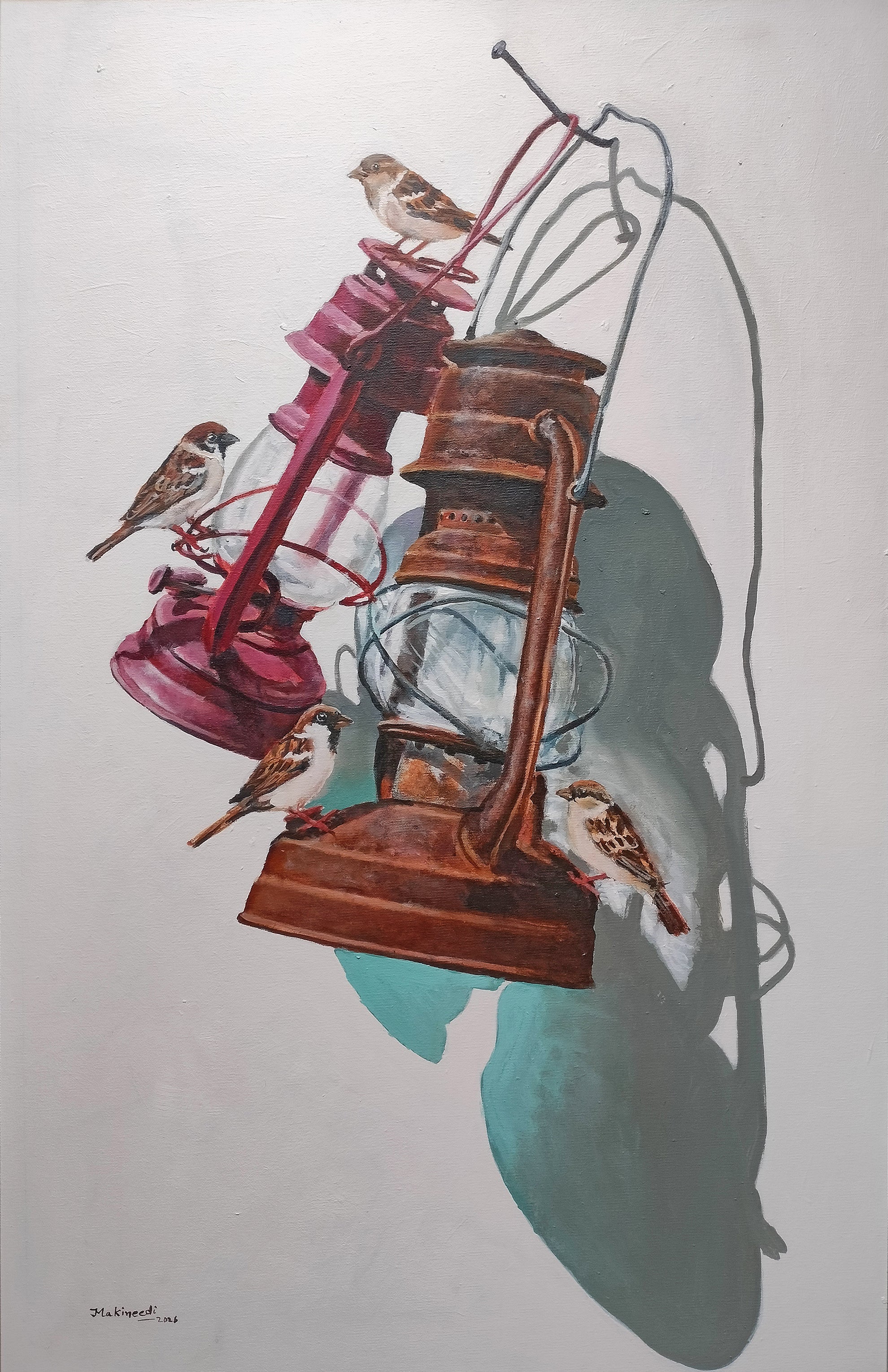 Lanterns (Vintage Still Life Art)