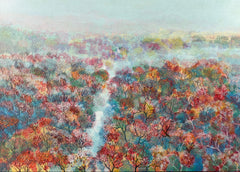February Morning II (Nature Landscape Art Soft Shades)