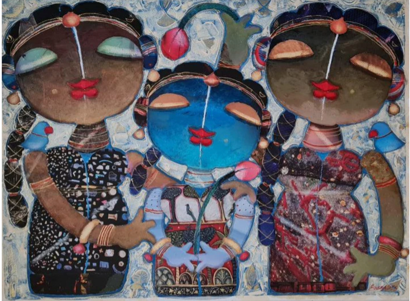 Girls in Festive Mood