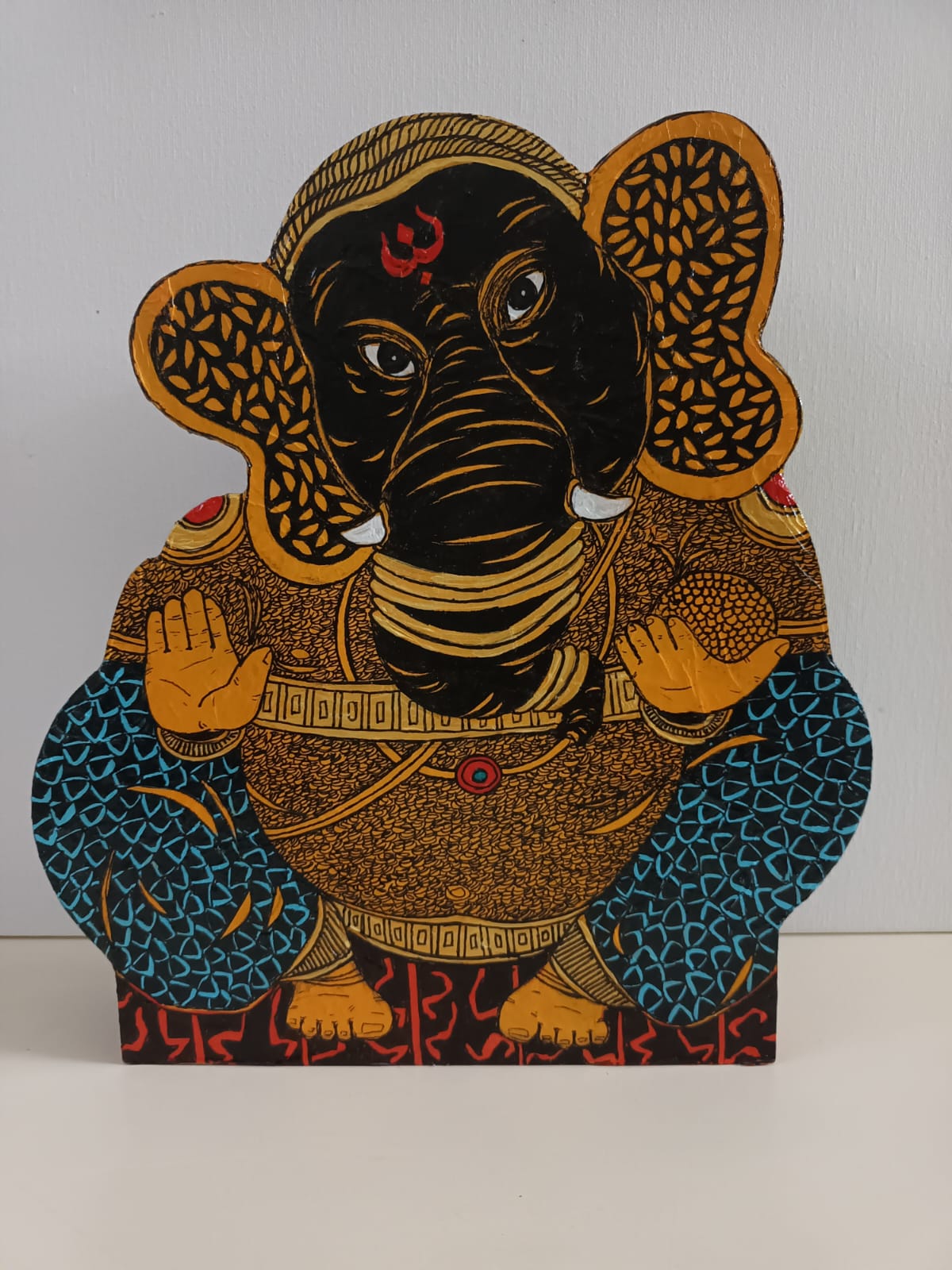 Wooden sculpture backside 