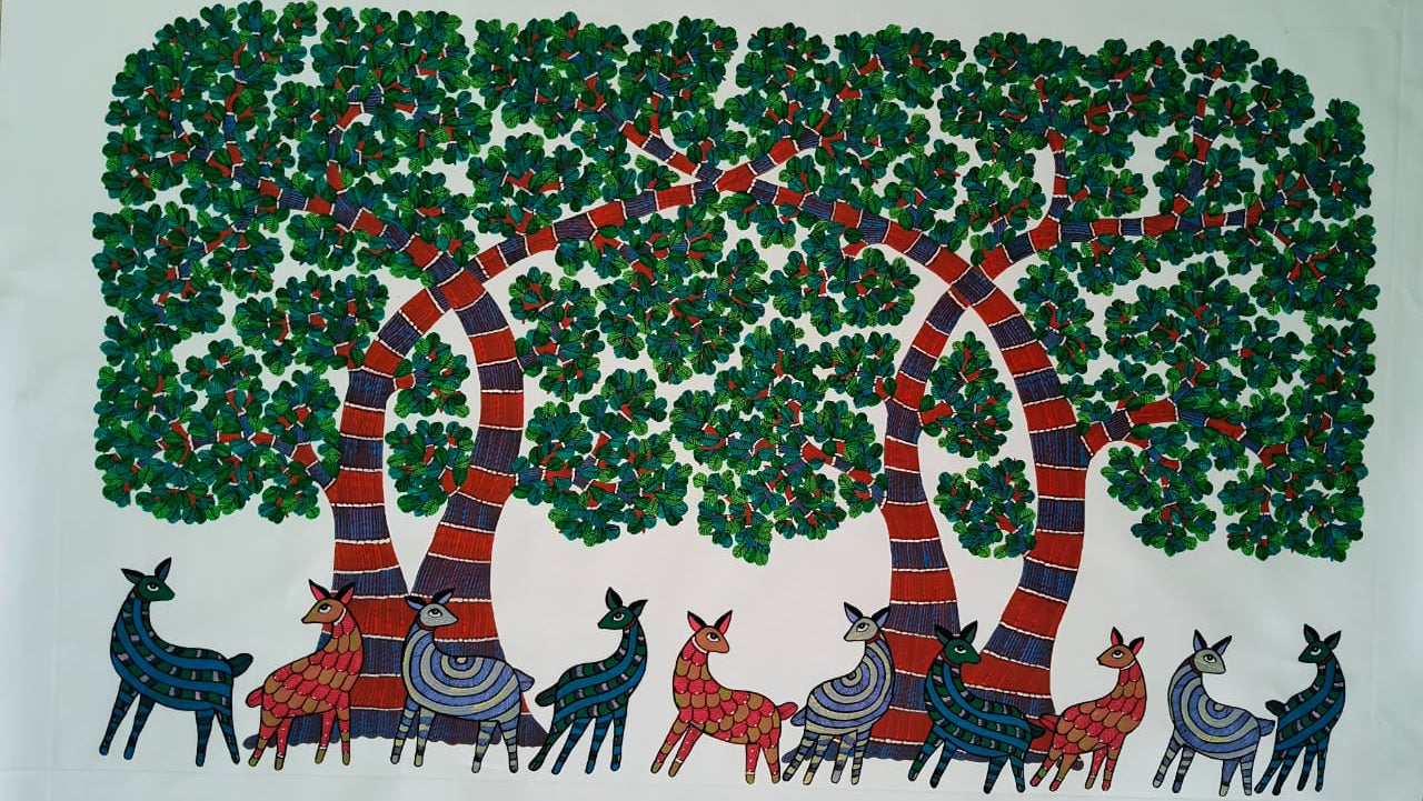 Gond Art: Traditional Indian Art | Buy Original Paintings – Artazzle
