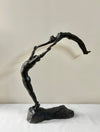 Sculptor Vernika Singh captures the strength and flexibility of gymnasts in a 3 feet aluminium sculpture.