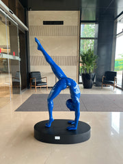 Inverted Yoga : Life Size Sculpture