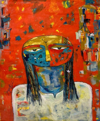 Varanasi III (Abstract Landscape Art)