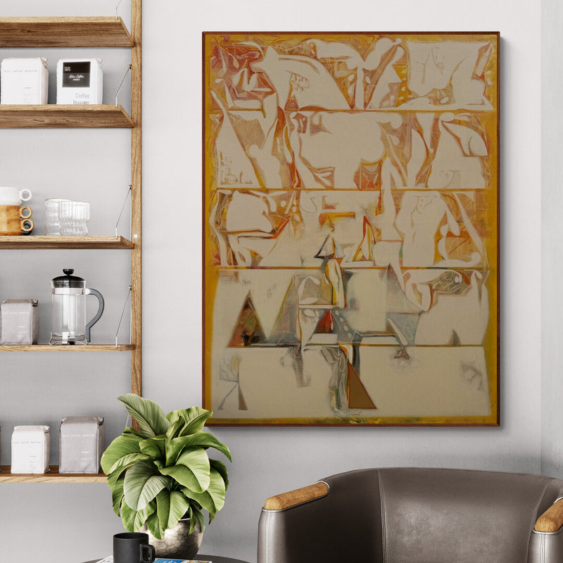 Shrikant kadam Abstract ViI in earthy tones