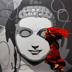 The Wind of Wisdom (Buddhist Monk Art)