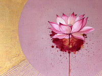 Clos euo of lotus bloom