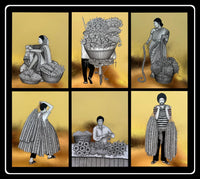 Incredible India XIV: Flower Market (Set of  Six)