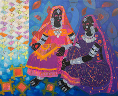Handcrafting Treasures (Indian Figurative Painting)