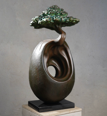 Seed of Creation (Contemporary Abstract Sculpture)