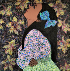 Sign of a Fresh Start (Cheerful Indian Figurative Painting)
