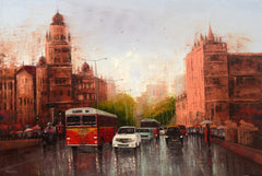 Mumbai Monsoon (Cityscape Art)