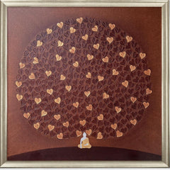 Golden Enlightenment (Buddha Spiritual Painting)